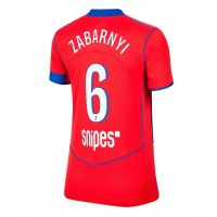 Stroje piłkarskie Paris Saint-Germain Illia Zabarnyi #6 Koszulka Trzeciej dla damskie 2025-26 Krótki Rękaw